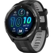 Смарт-часы Garmin Forerunner 965 Carbon Gray Titanium Bezel w. Blk Case and Blk/Powder Gray S. Band (010-02809-00/10)