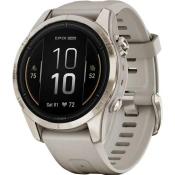 Смарт-годинник Garmin Epix Pro (Gen 2) Sapphire Edition 42mm Soft Gold with Light Sand Band (010-02802-10/11)