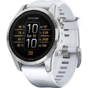 Смарт-годинник Garmin Epix Pro (Gen 2) 42mm Silver with Whitestone Band (010-02802-00/01)