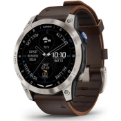 Смарт-часы Garmin D2 Mach 1 Aviator Smartwatch with Oxford Brown Leather Band (010-02582-54/55)