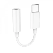 Adapter USB C To 3.5mm Hoco LS35 — White