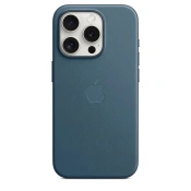 Чохол Apple iPhone 15 Pro FineWoven Case with MagSafe - Pacific Blue (MT4Q3)