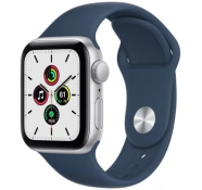 Смарт-годинник Apple Watch SE GPS 40mm Silver Aluminum Case w. Abyss Blue S. Band (MKNY3)