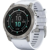 Смарт-годинник Garmin Epix Pro (Gen 2) Sapphire Edition 51mm Titanium with Whitestone Band (010-02804-10/11)