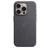 Чохол Apple iPhone 15 Pro FineWoven Case with MagSafe - Black (MT4H3)