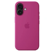 Чохол Silicone Case with MagSafe iPhone 16 Fuchsia