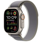 Як підібрати Apple Watch Ultra 2 GPS + Cellular 49mm Titanium Case with Green/Gray Trail Loop - S/M (MRF33)