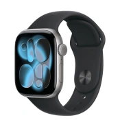 Apple Watch Series 11 GPS 42mm Space Gray Aluminum Case with Black Sport Band - M/L (MEQX4)