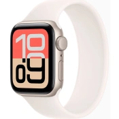 Apple Watch SE 3 GPS + Cellular 44mm Starlight Aluminum Case with Starlight Sport Band - S/M (MEPE4)