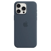 Чохол Apple iPhone 15 Pro Max Silicone Case with MagSafe - Storm Blue (MT1P3)