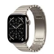 Apple Watch Series 11 GPS + Cellular 42mm Natural Titanium Case with Natural Link Bracelet (MF9H4+MXMA3)