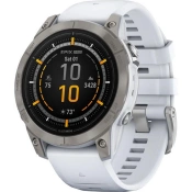 Смарт-годинник Garmin Epix Pro (Gen 2) Sapphire Edition 47mm Titanium with Whitestone Band (010-02803-20/21)